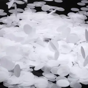 White Paper Snow Confetti for Christmas Birthday Wedding Party
