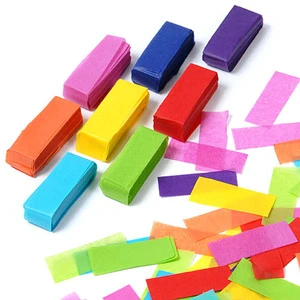 Wholesale Fire Resistant Rectangular Confetti for Wedding Birthday Celebration Parties