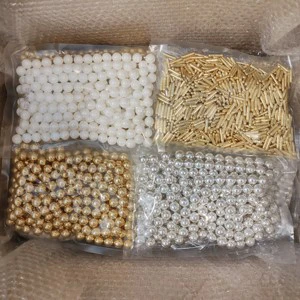 Solid Bakery Decoration Ingredient Cake Sprinkles Super Gold Shiny Pearls Beads Food Coloring Cake Decoration for All Festival