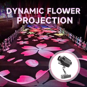 Custom Led Gobo Projection Lamp Wattage Leaf Snowflake Bubble Cloud Butterfly Balloon Pattern Dynamic Creative