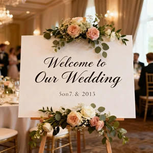 Factory Customize Engagement Welcome Signs Acrylic Sign Board Personalized Acrylic Sign