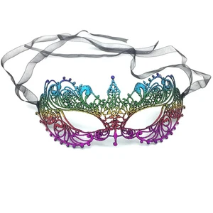 Wholesale Lace Masquerade Mask Halloween Masks for Unique Masquerade Mask for Couples Women and Men