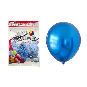 Shuaian Factory Custom 10 Inch 1.8g Premium Quality Assurance Latex Chrome Balloons for Party Decoration