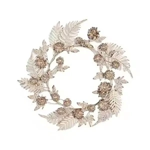 Handmade Modern Wreath Indoor Christmas Decoration Hanging Garland for Front Door Party Display Ornament Wreath