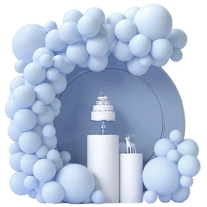 86pcs DIY Blue Balloon Arch Garland Kit Gold Latex Balloons for Baby Shower Wedding Birthday Party Balloons Decorations
