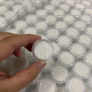 Glow-in-the-Dark Glitter Mix - Chunky Iridescent Glitter for Body, Nails, and Party Decor