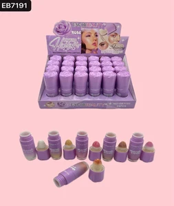 Favorbeauty Rose Model High Gloss Makeup Powder High Pigment Powder Waterproof Anti Sweat Cosmetics Sequins Powder Makeup