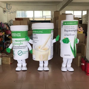 UYEAH Custom Promotion Resin Barrel Mascot Costume For Store Parties
