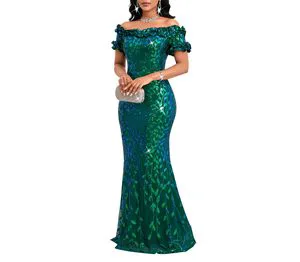 European American Candy Color Sequin Beaded Tassel Sleeveless Vest V-Neck A-Line Chiffon Floor-Length Breathable Party Polyester