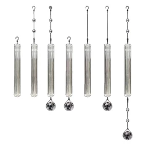 Wedding Crystal Glass Hanging Pendant Ceiling Decor Party Event