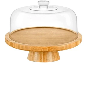 Elegant Cake Pedestal Bamboo Cake Stands Cake Base For Bakeries And Cafés