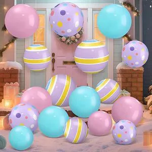 Birthday Party Essential Balloons - Cross-Border Thickened Polka Dot & Animal Print Inflatable Decor