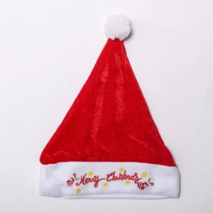 31*24cm High Quality Wholesale Holiday Decoration Christmas Hat for Santa