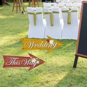 Handmade Wedding Welcome Sign Personalized UV Ink Cut Sign Eco-Friendly Advertising with Custom Welcome Phrase