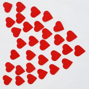 4.2cm 5.5cm Biodegradable Pink Red Heart Paper Confetti for Wedding Birthday Chinese New Year Parties & Festive Decorations