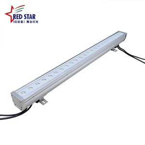 Redstar CE Certified IP33 Waterproof 24pcs RGB Multi-Color Temp Wall Wash Light DMX512/FB4 Control AC220V Wedding Stage Lighting