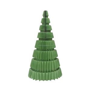 Christmas Decoration Holiday Party Supplies Christmas Ornaments Paper Balls with Magnet for Home Decor