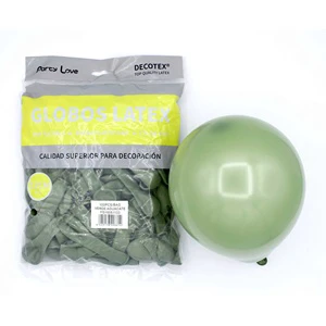 Party Love Disposable Latex Balloons 12cm Avocado Green 100pcs Birthday Bag Decoration