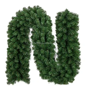 2.2.7 Meter Christmas Ivy Wreath, 5 Leaf Density Options Available, Holiday Decoration, Suitable for Doors, Windows,