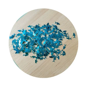 500g/lot Cute Dolphin Shape Glitter Loose Sequins for Slime Crafts Making Nail Art Glitter DIY Wedding Party Decor