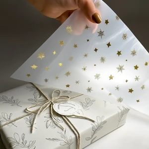 Customized Colors Tissue Paper for Weddings Birthday Parties & Crafts Artistic Gift Bag Wrapping with Stickers for Decorations