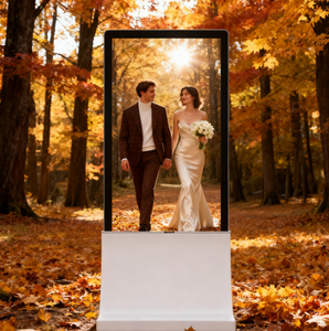 Wedding Event Floor-Standing Digital Signage - Indoor High-Definition LED Display For Seating Chart Photo Slideshow ISO Approved
