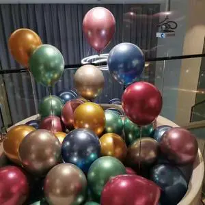 Manufacturer Wholesale Metal Balloons 10 Inch 1.8g Festival Wedding Birthday Balloons for Party Supplies Wedding