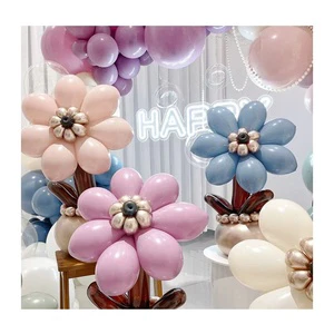 2026 Happy New Year Birthday Anniversary Halloween Party Decoration Supplies Decor Round Latex Dusty Blue Balloon for Parties