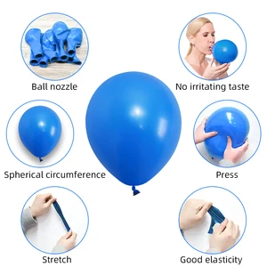 18-Inch Large Round Latex Party Balloons in Various Colors Disposable for Birthday and Wedding Decorations