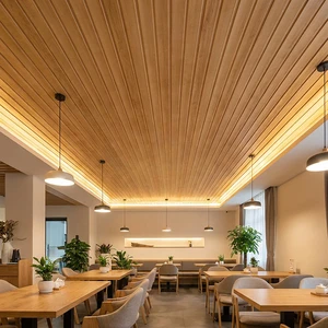 Chinese Brand Nice Looking Restaurant Decorative Pvc Ceiling Customized Light Weight Pvc Ceiling Panels 20cm