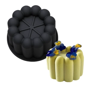 SILIKOLOVE Factory Newest Round Shape Cake Maker LFGB Platinum Non Stick BPA Free Silicone Mousse Cake Molds