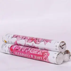 Brand New High Quality Environment-Friendly Biodegradable Wedding Confetti Cannon with Rose Petal Paper and Custom Logo Option