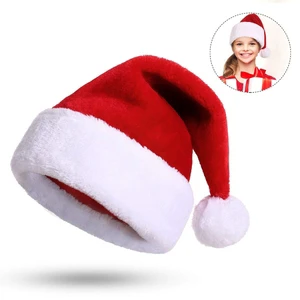 EAGLEGIFTS Vintage Design Wool Santa Polyester Christmas Hat