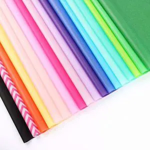 Jude Lyjenny Luxury Bouquet Wrapping Craft Paper with Single Side Gravure Printing Recyclable & Hotstamping