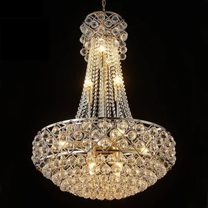 Wedding ceiling decorative lights acrylic props wedding hotel stage hall iron electroplating crystal lights chandelier