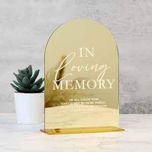 Gold Mirror Acrylic Wedding Arch Sign DIY Whiteboard Seats & Cards Table Numbers Perfect Decoration Parties Anniversary Events
