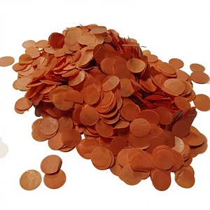 Colorfast Virgin Pulp Confetti Paper Round Shape for Party Celebrations