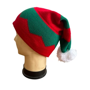 New Knitted Christmas Adult Hat Festive Party Dress up Hat Hand Stitching Creative Hat