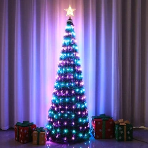 LED Point Controlled Copper Wire Christmas Light Festive Atmosphere USB Powered Light String Wedding Decoration Light Ornament
