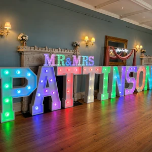 Wedding Sign 4ft Marquee Letter Wedding Name Marquee Letters Personalized LED Wedding Reception Decor Sign