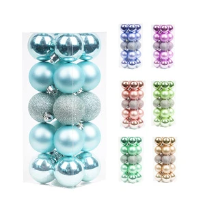Jintai Factory Wholesale Custom Wedding Home Party Decoration Supplies Glitter Christmas Ball Set