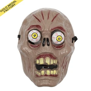 Horror Halloween Mask Clown Demon Horror Spring Eyeball Mask Horror Luminous Craneo Mask with Eyes Cosplay Factory Wholesale