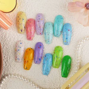 OEM/ODM Private Label 26 Color Glitter Sequin Nail Art High Quality Woolen Series Eco-friendly Nontoxic Custom Logo Powder