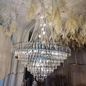 Wedding Decoration Items European style Golden Metal Ceiling Lights LED Lights Wedding Chandelier