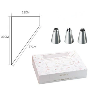 Thickened Disposable Plastic Pastry Icing Bags S/M/L Kitchenware Piping Supplies For Cake Desserts Decorating