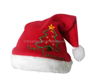 Hot Sale Fancy Dancing Plush Christmas Hats/wholesale Dancing Christmas Hats