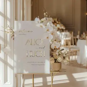 Factory Wholesale Custom Acrylic Wedding Sign with Personalized 3D Lettering Custom Welcome Sign Display Engagement Party Decor