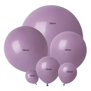 Wholesale Party Decoration Happy Birthday Christmas Wedding Graduation 5 10 12 18 24 36 inch Pastel Dusk Color Latex Balloon