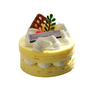 Wholesale High Quality Customized Dummy Cake Model for Patisserie Simulation Fruit Cake for Birthday Party Gift