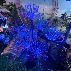 Artistic Fantasy Chrysanthemum IP65 Waterproof LED Decoration Lamp for Indoor Wedding Garden Restaurant Display
